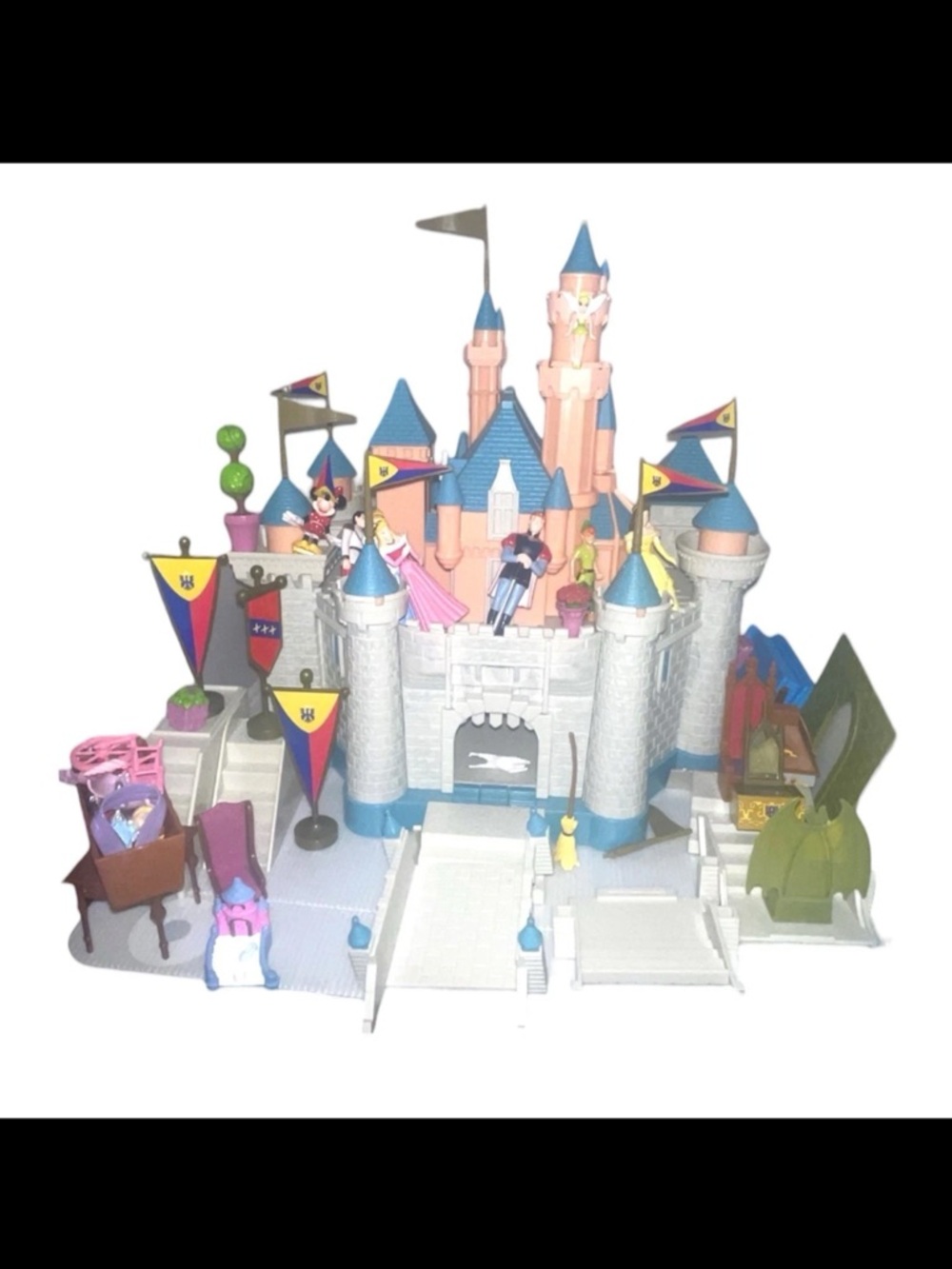 Disney Sleeping Beauty Castle playset, the 50th Golden Anniversary Set No Box